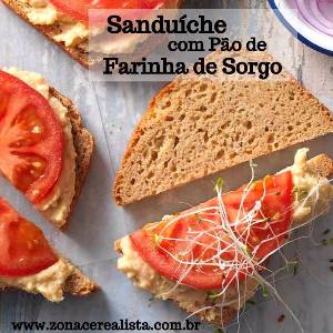Saiba como fazer um delicioso Sanduíche com Pão de Farinha de Sorgo Receita saudável, nutritiva e muito deliciosa! Confira!